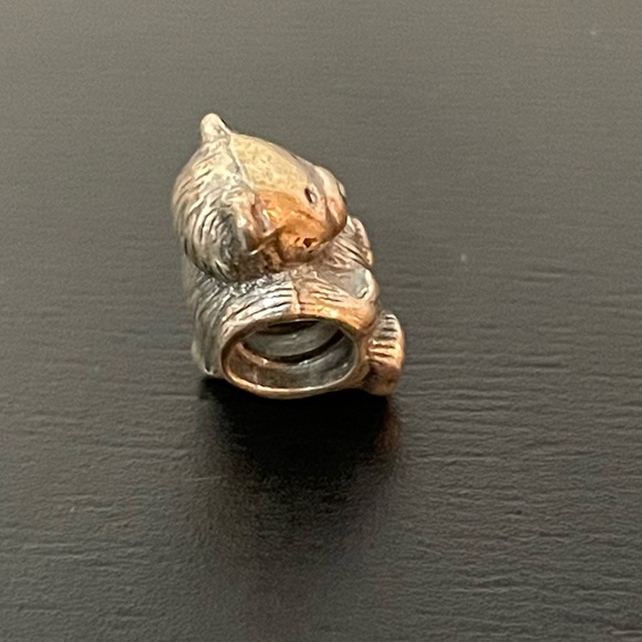 Pandora Teddy Bear Bracelet Charm - Picture 5 of 9